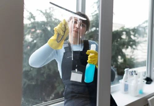Nettoyage de vitres intérieures et extérieures au Val-d'Esnoms